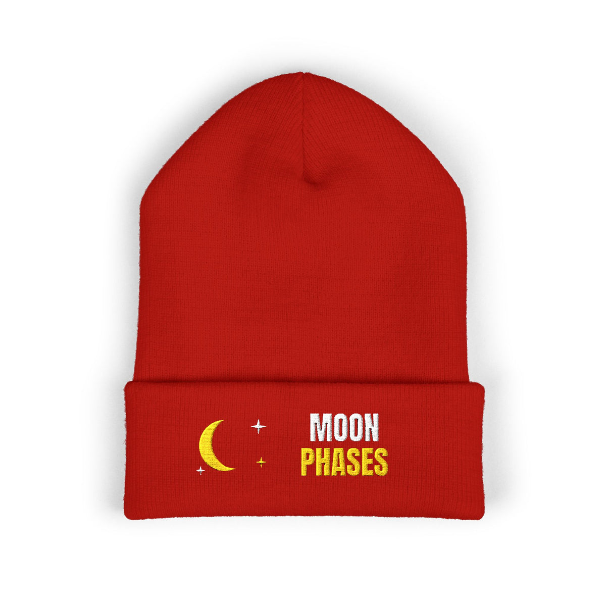 Moon Phases Beanie — Retro Vibes