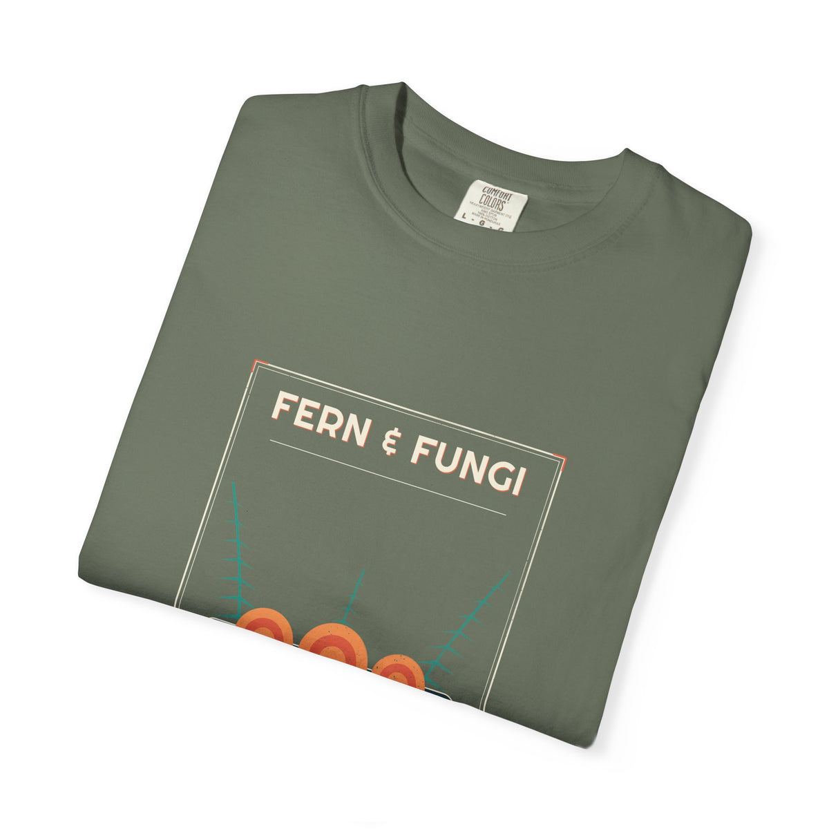 Fern & Fungi Plate — Retro Vibes