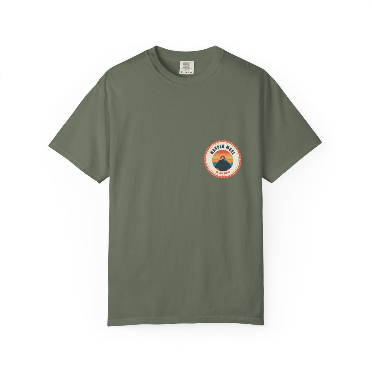 Wander More Patch Tee — Retro Vibes