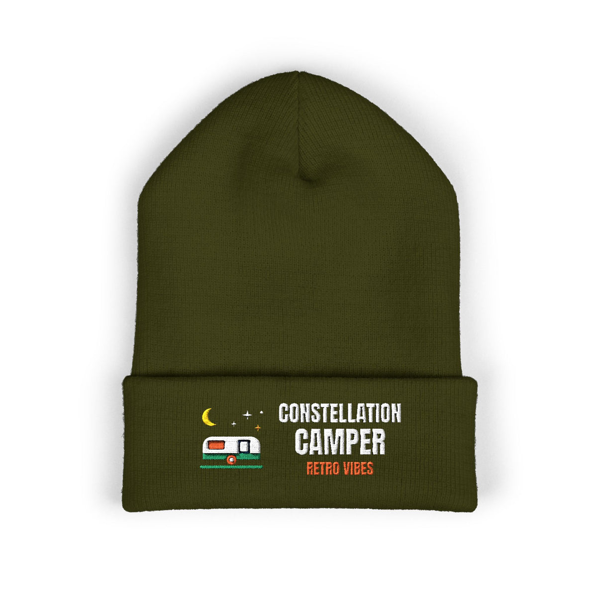 Constellation Camper Beanie — Retro Vibes