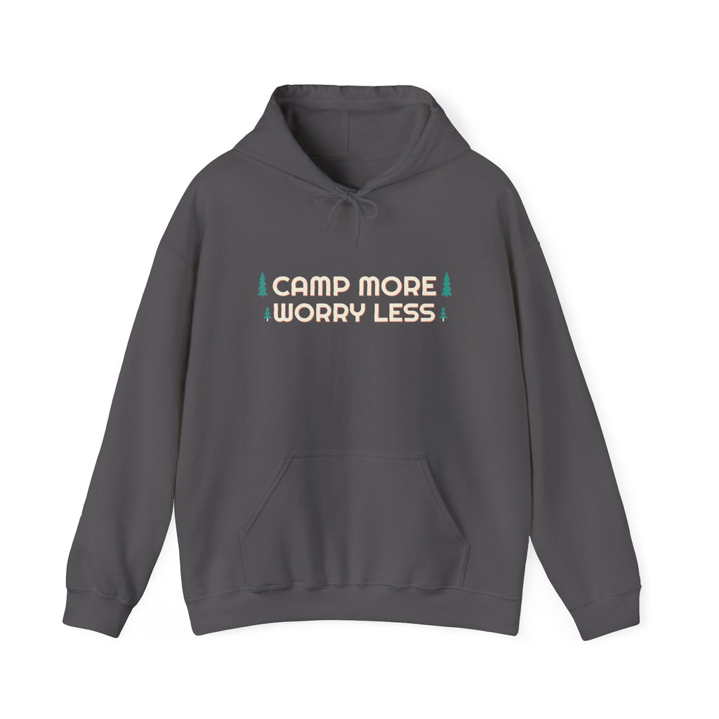 Camp More Worry Less Hoodie — Retro Vibes