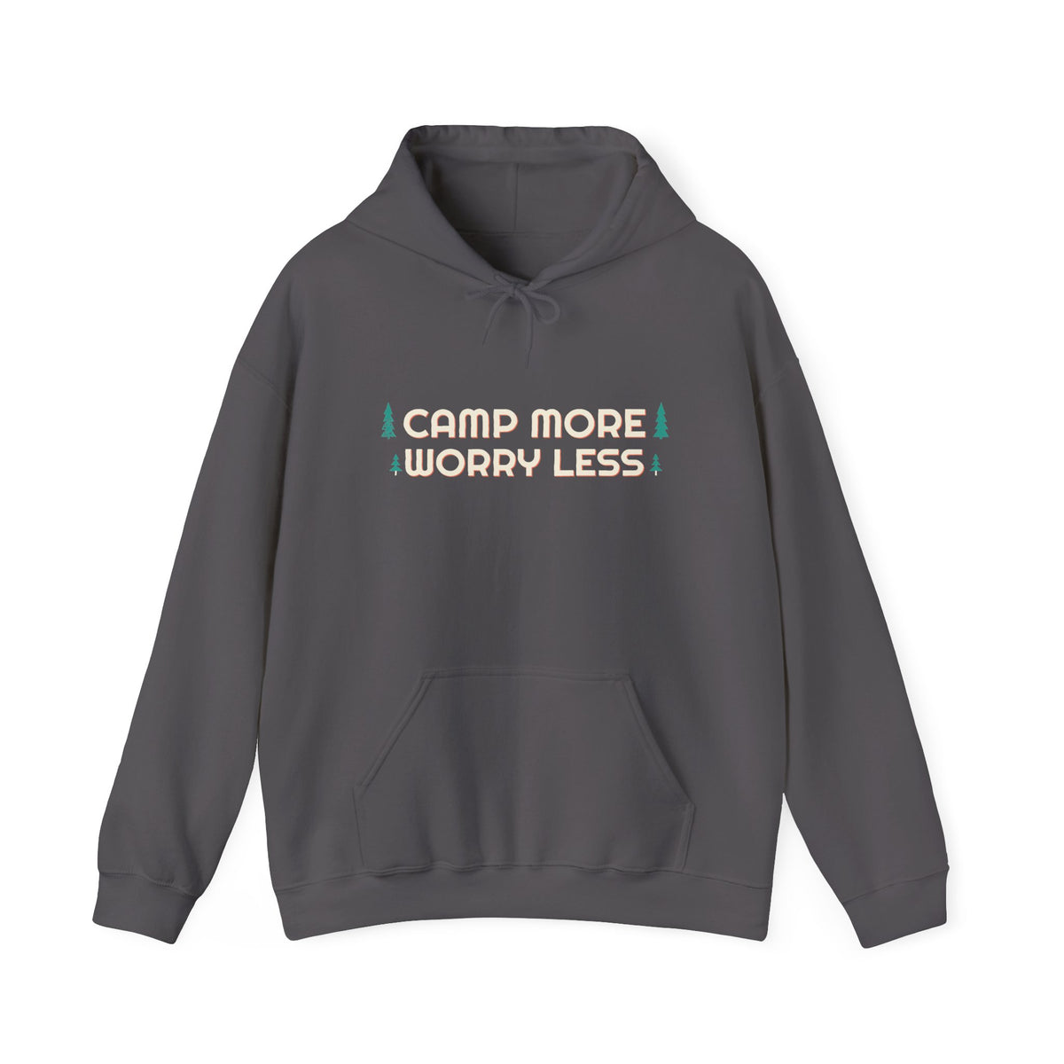 Camp More Worry Less Hoodie — Retro Vibes