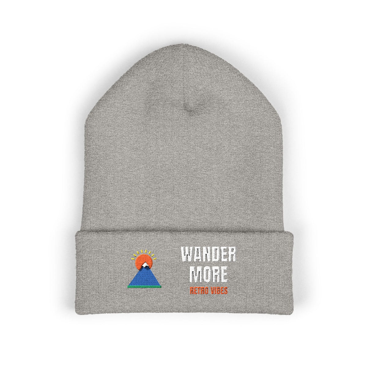 Wander More Beanie — Retro Vibes