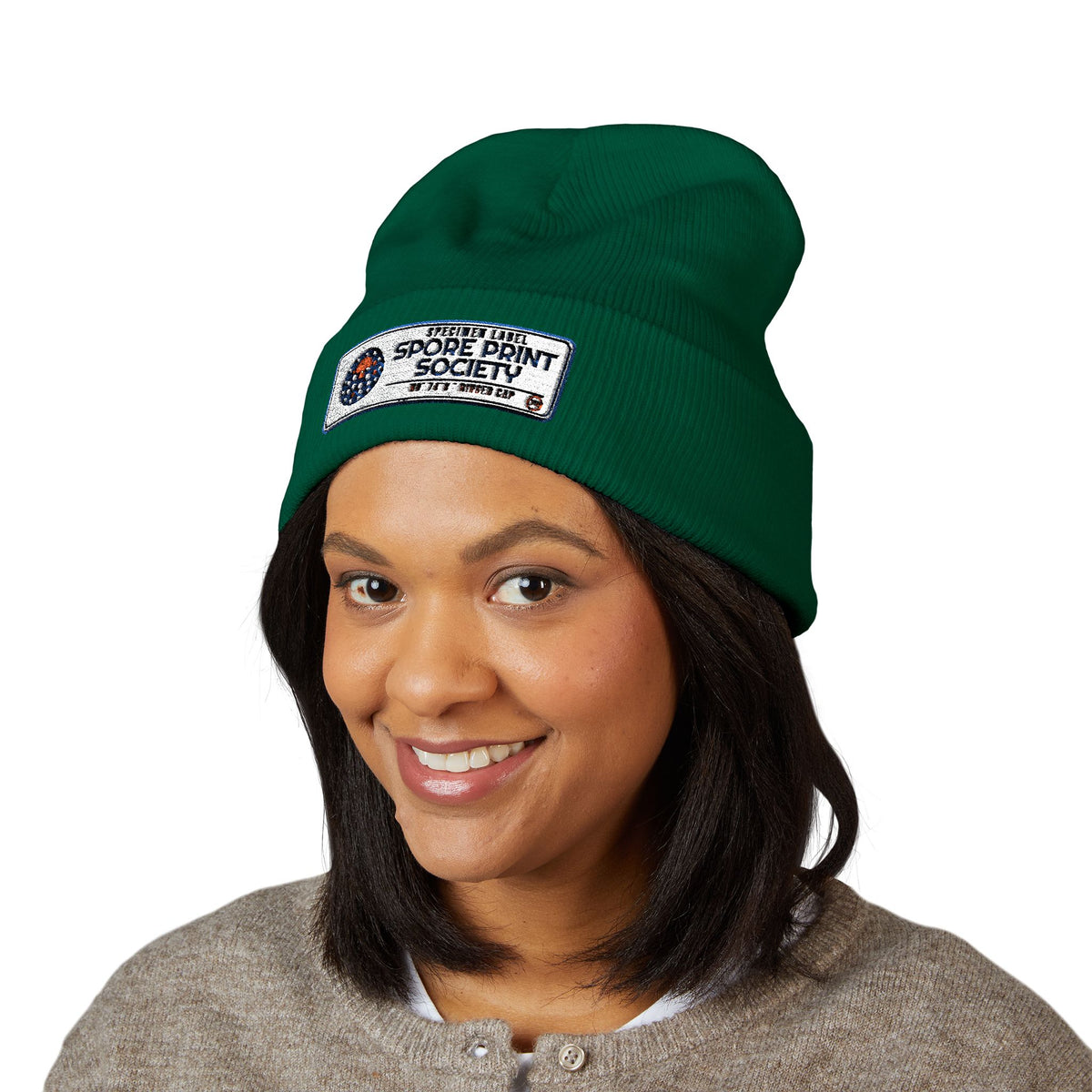 Specimen Label Plate Beanie by Retro Vibes — product view 5