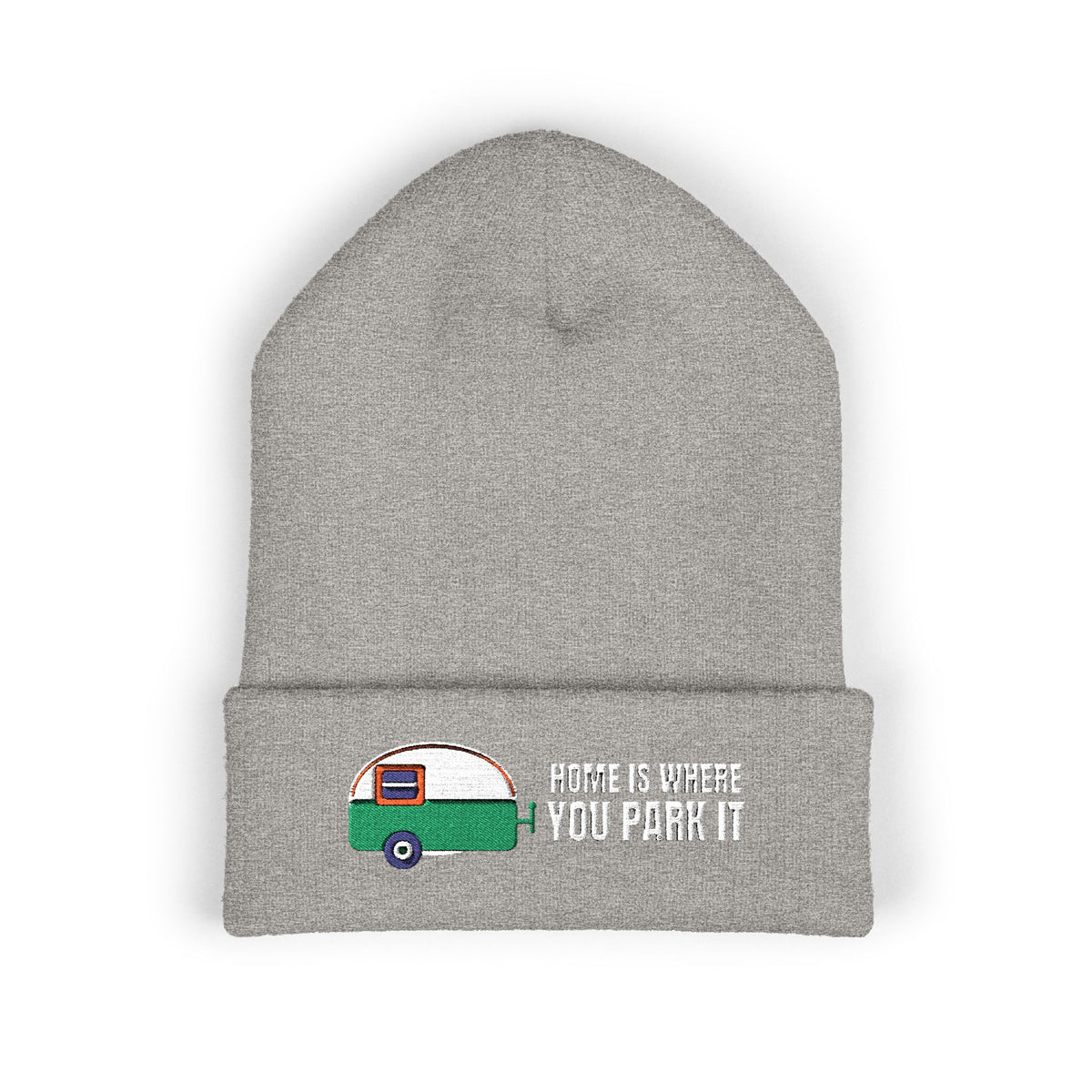 Home Is Where You Park It Beanie — Retro Vibes