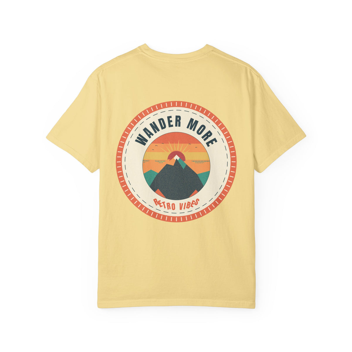 Wander More Patch Tee — Retro Vibes