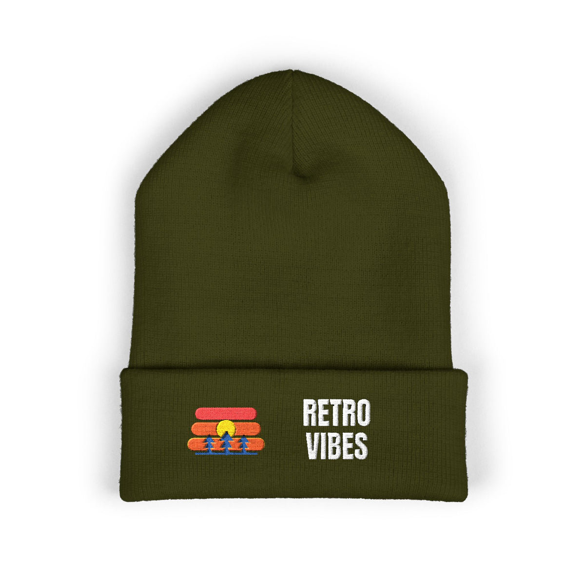 Crest Ring Badge Beanie — Retro Vibes