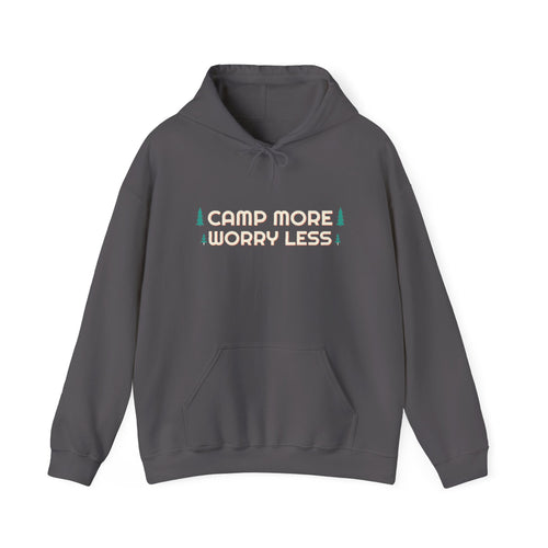 Camp More Worry Less Hoodie — Retro Vibes
