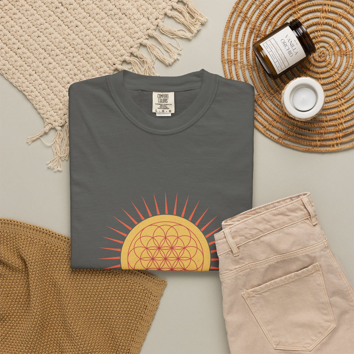 Solar Bloom Tee — Retro Vibes