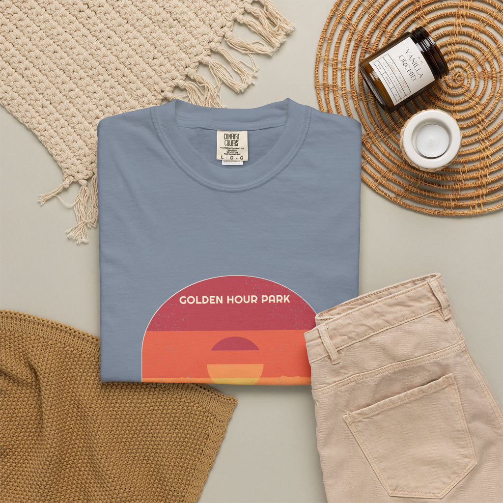 Golden Hour Park Tee — Retro Vibes