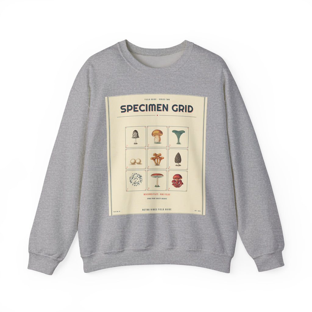 Spore Specimen Grid Crewneck Sweatshirt