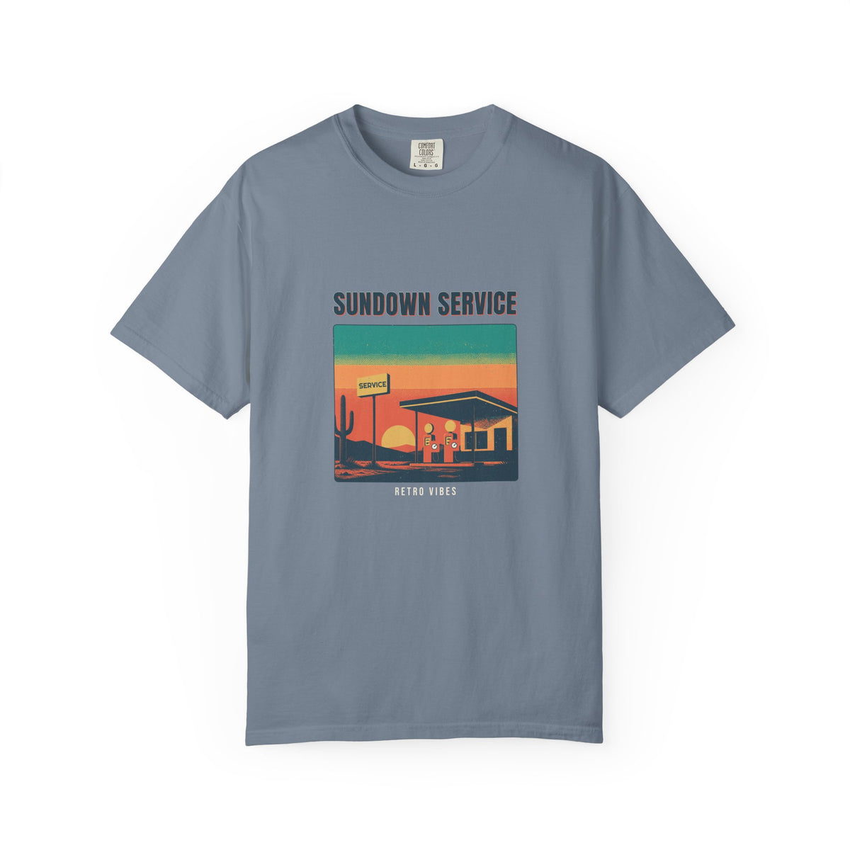 Sundown Service Tee by Retro Vibes — product view 3