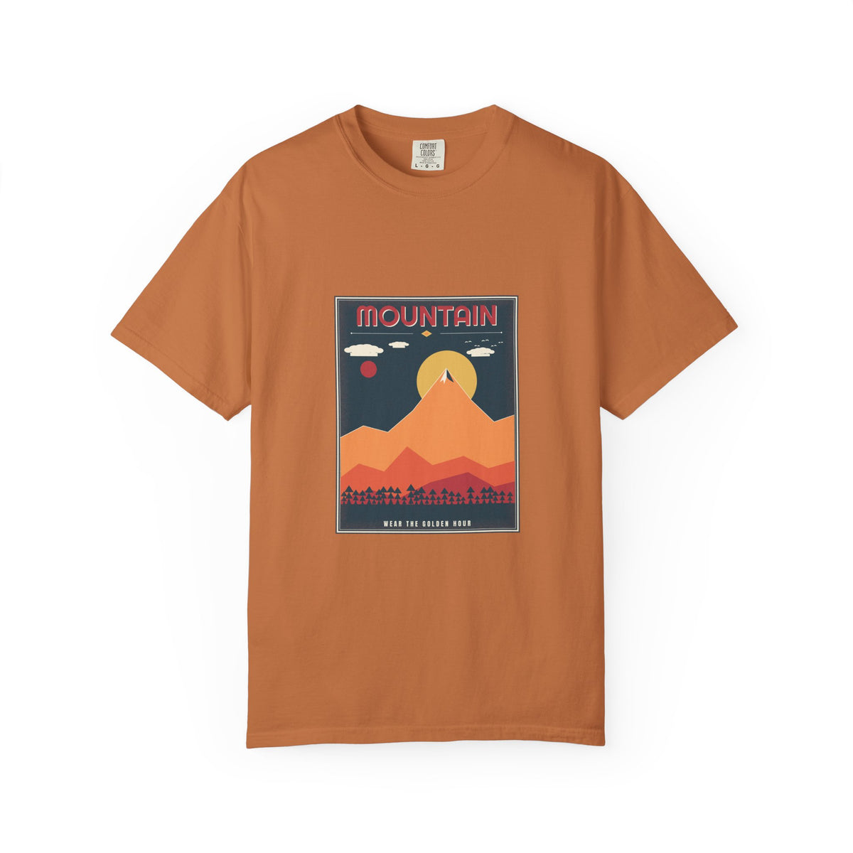 Mountain Poster Tee — Retro Vibes