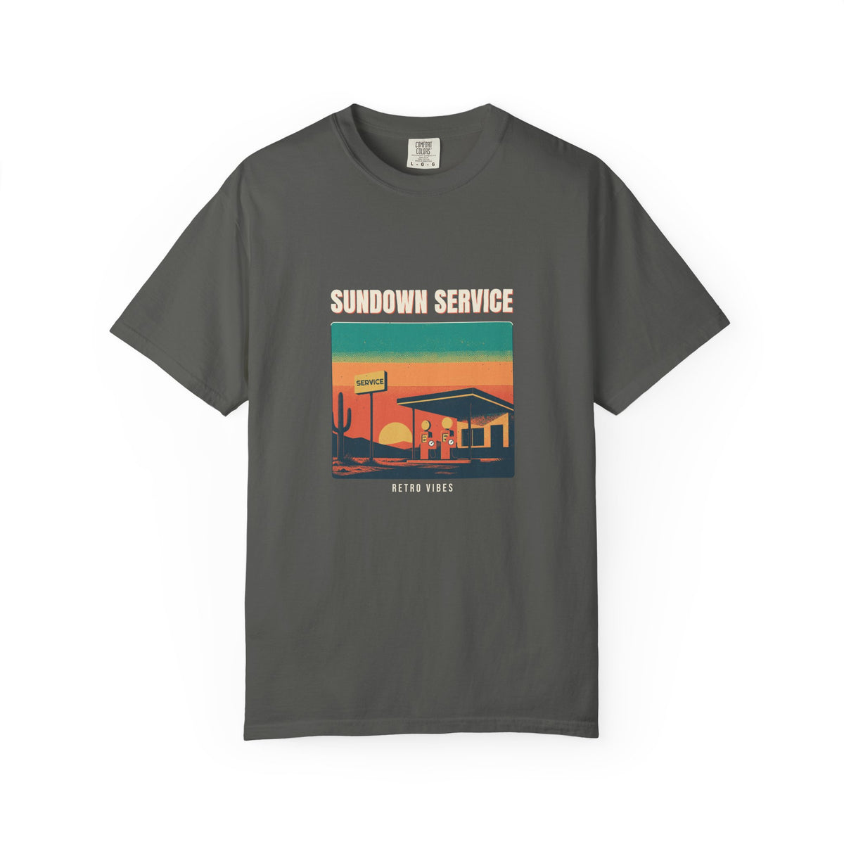 Sundown Service Tee — Retro Vibes