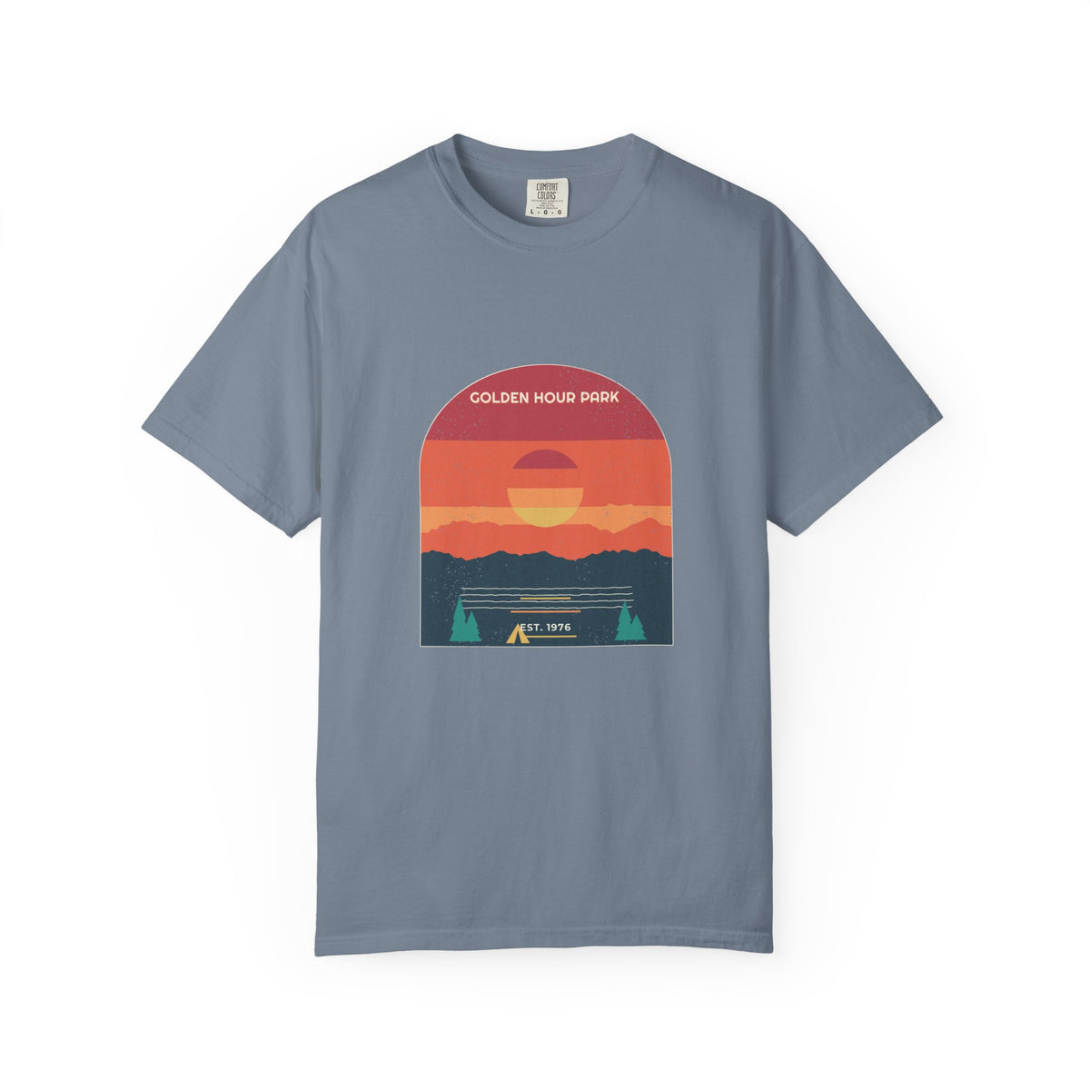 Golden Hour Park Tee — Retro Vibes