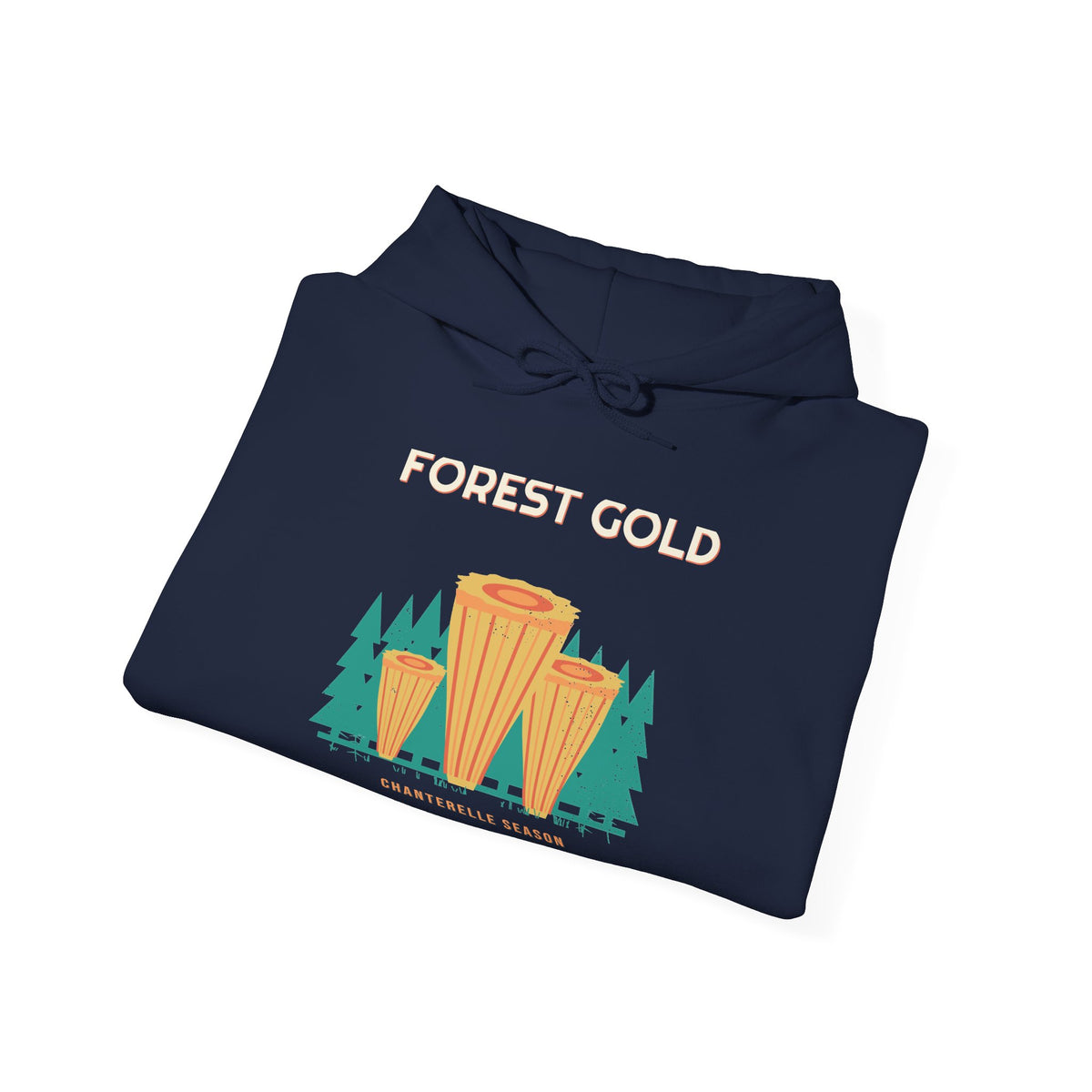 Forest Gold Hoodie — Retro Vibes