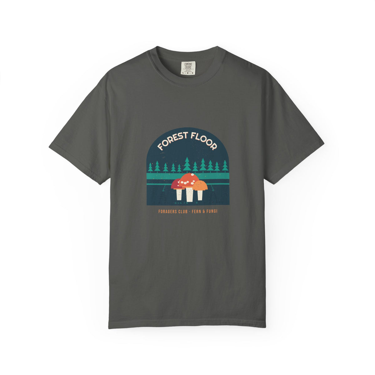 Forest Floor Club — Retro Vibes graphic apparel, printed to order on Comfort Colors