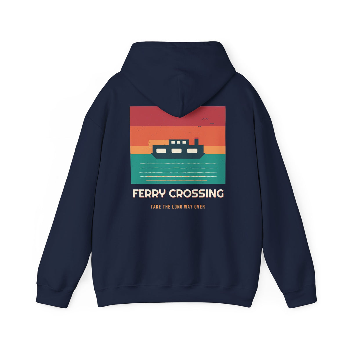 Ferry Crossing Hoodie — Retro Vibes