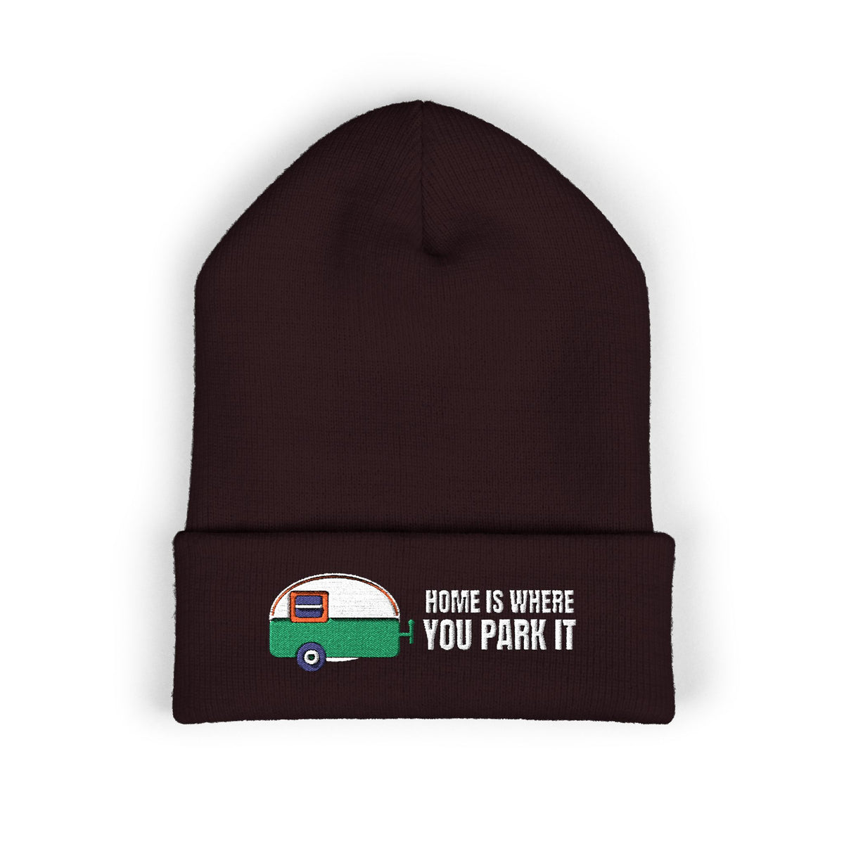 Home Is Where You Park It Beanie — Retro Vibes