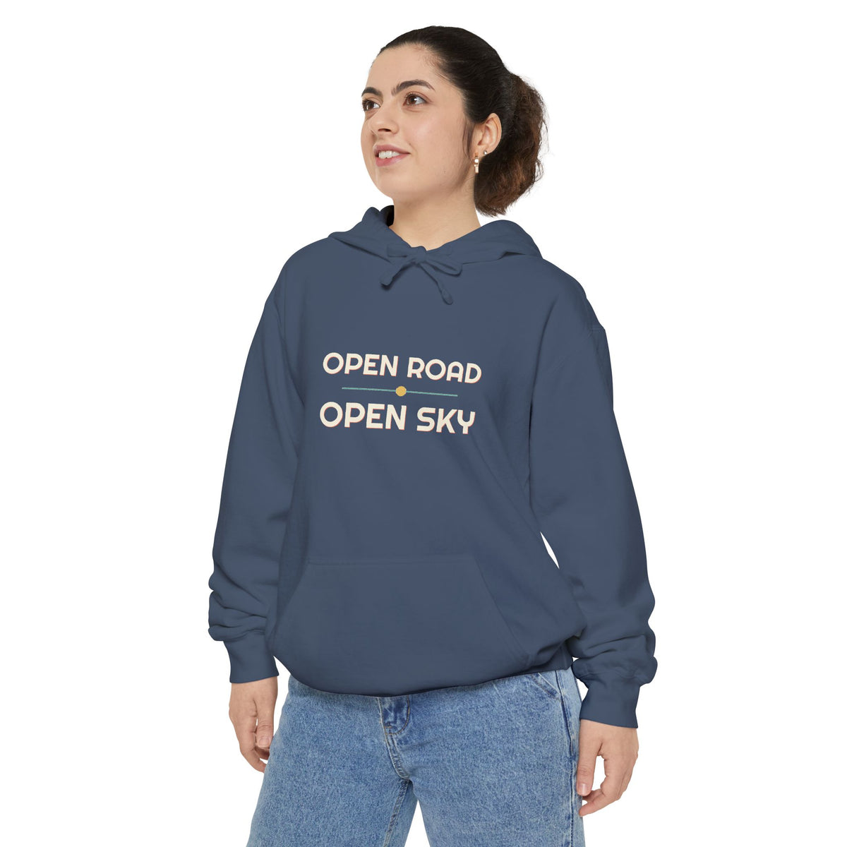 Open Road Open Sky Hoodie by Retro Vibes — product view 6