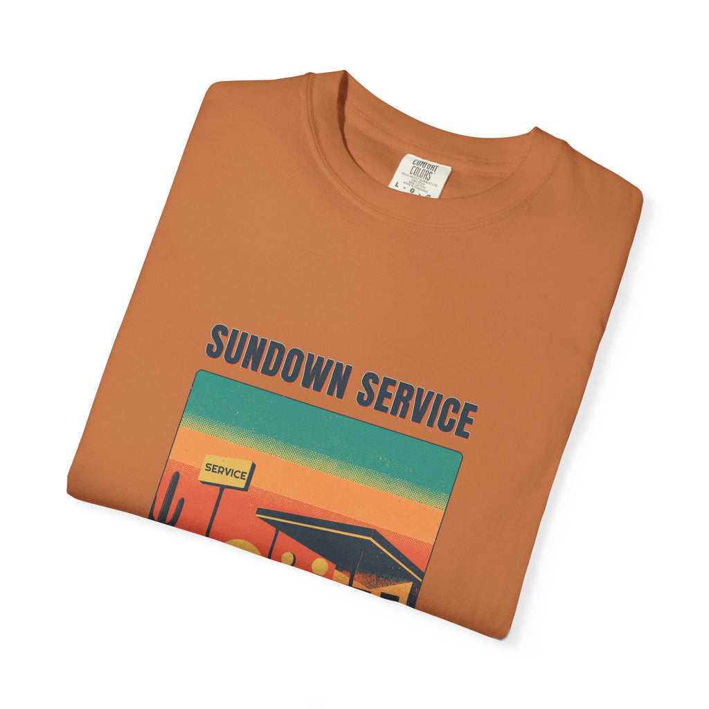 Sundown Service Tee by Retro Vibes — product view 5