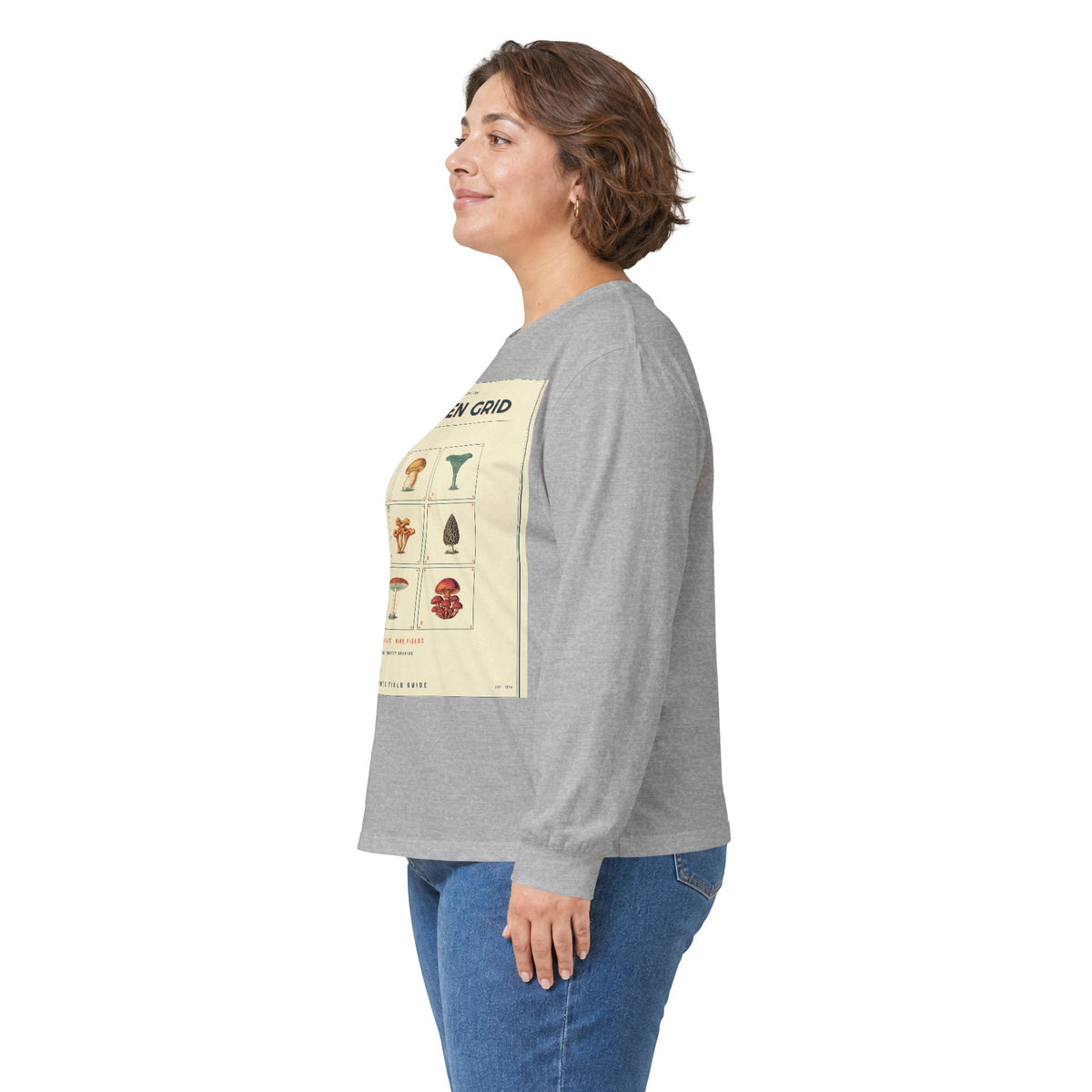 Spore Specimen Grid Long Sleeve Tee