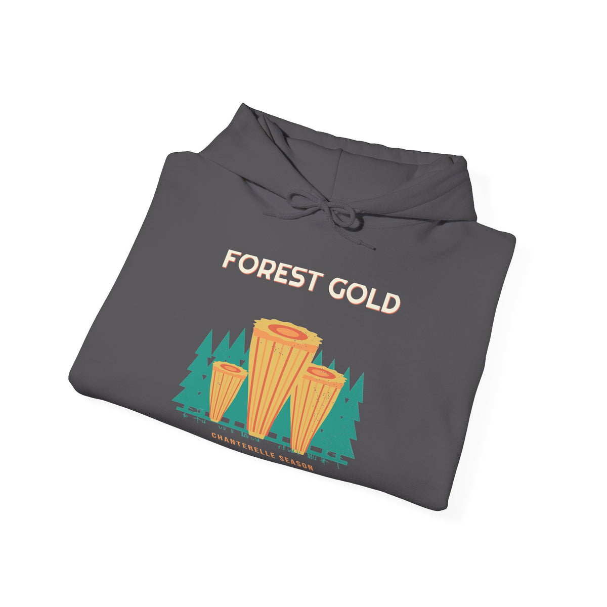 Forest Gold Hoodie — Retro Vibes