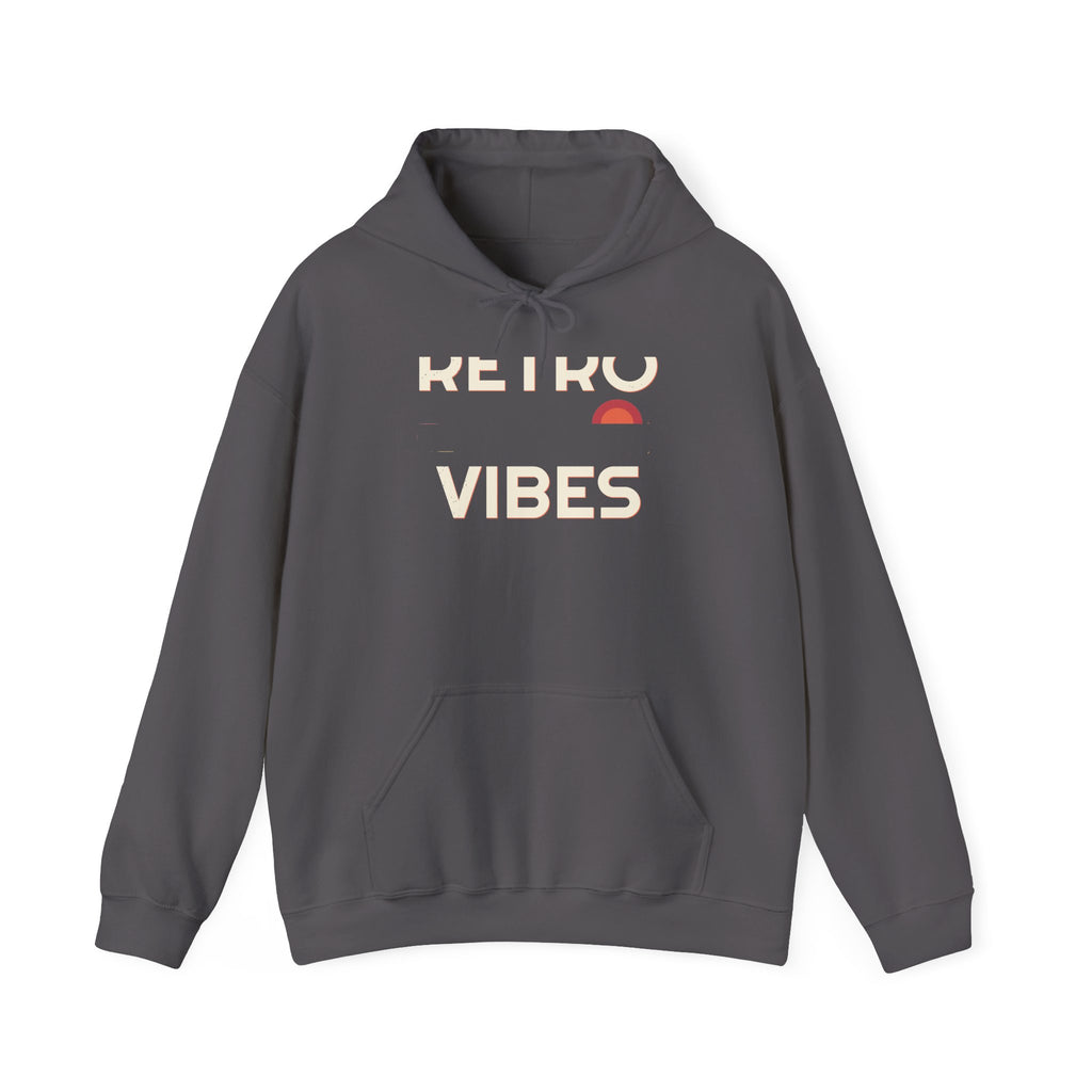 Stacked Wordmark Hoodie — Retro Vibes