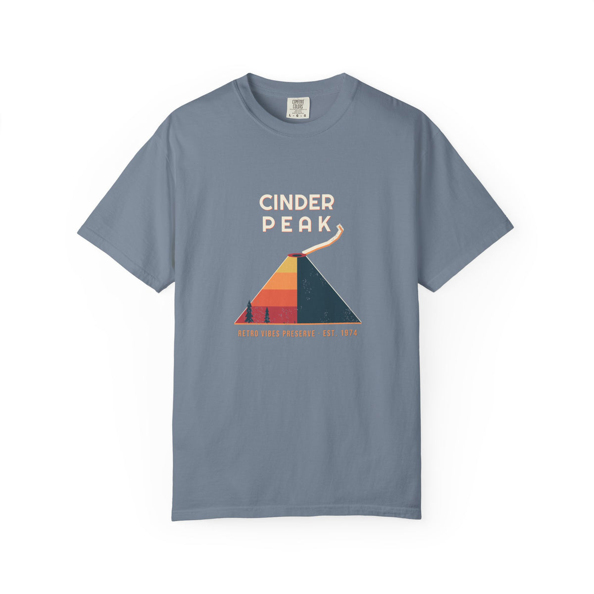Cinder Peak Tee — Retro Vibes