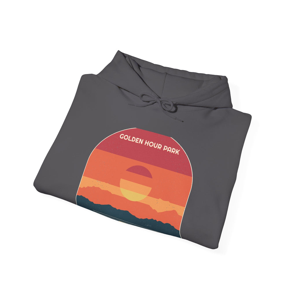 Golden Hour Park Hoodie — Retro Vibes