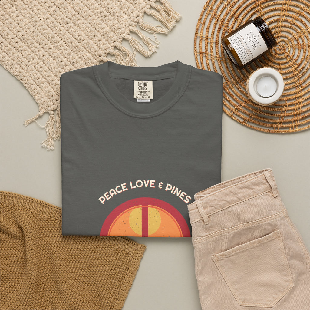Peace Love & Pines Tee — Retro Vibes