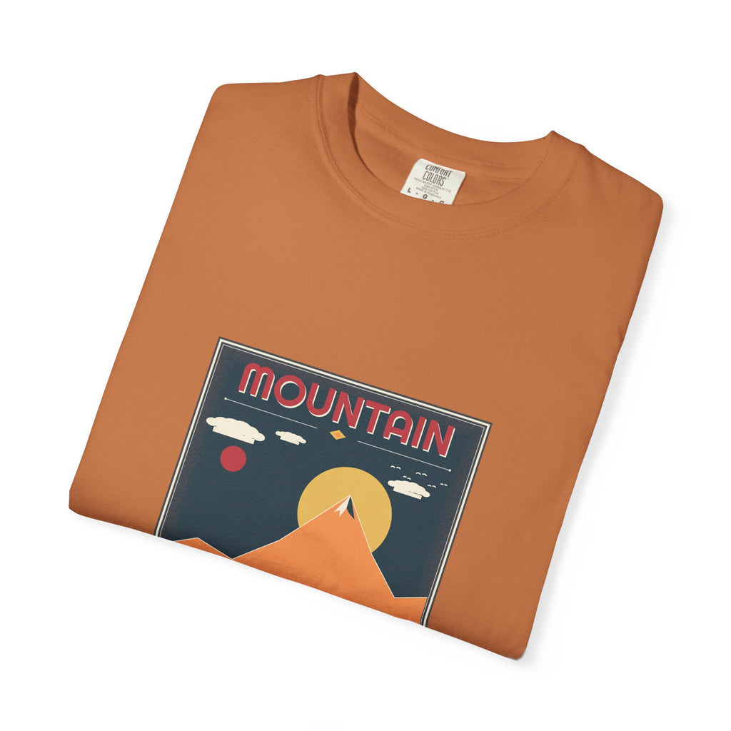 Mountain Poster Tee — Retro Vibes