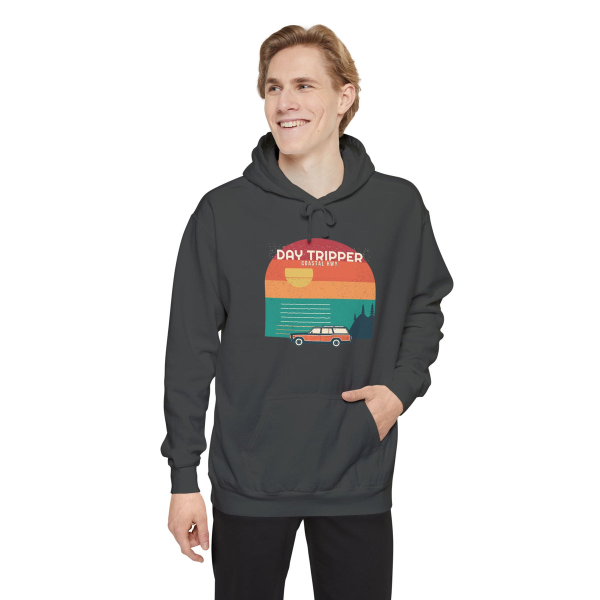 Coastal Day Tripper Hoodie by Retro Vibes — product view 5
