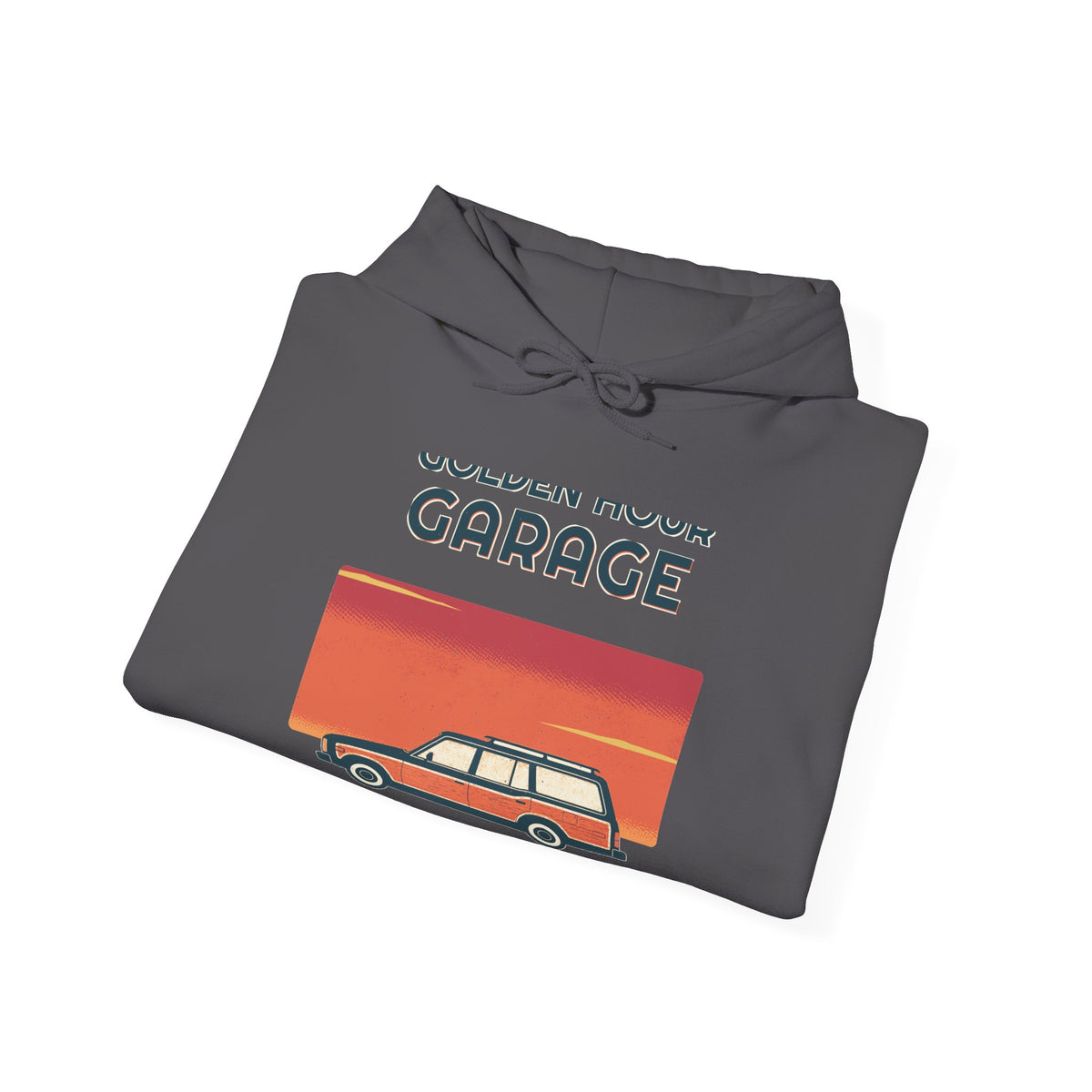 Golden Hour Garage Hoodie — Retro Vibes