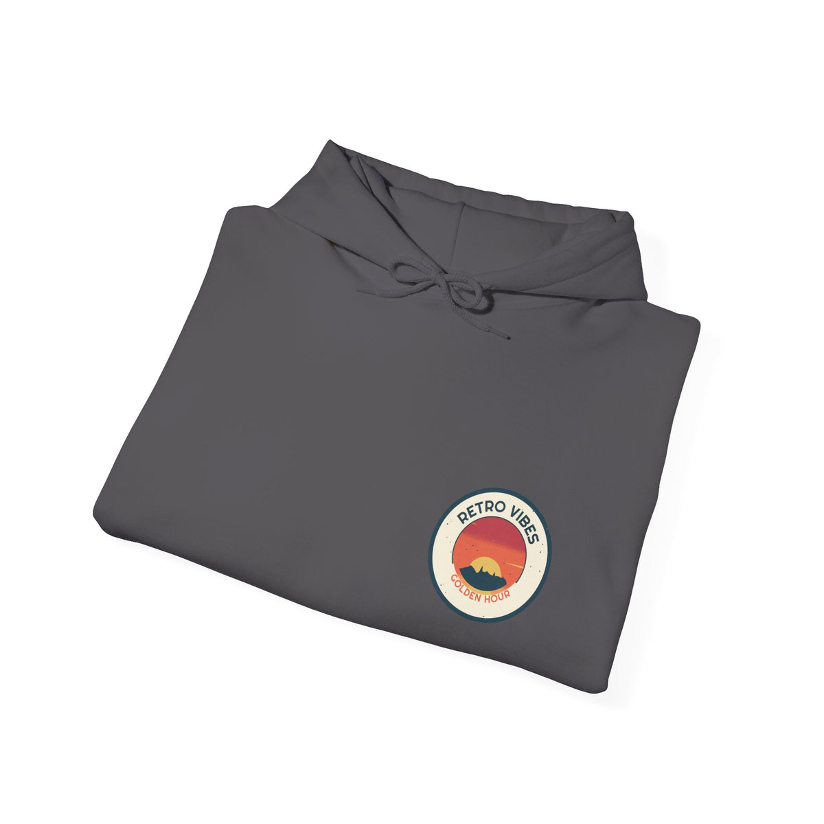 Sun Badge Hoodie — Retro Vibes
