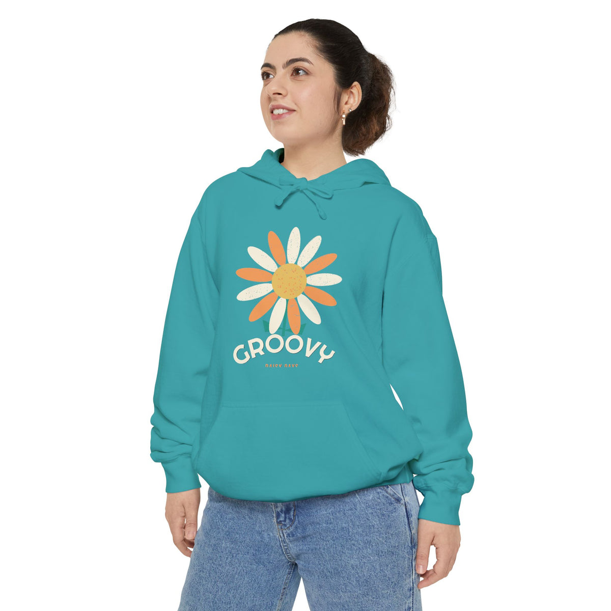 Groovy Daisy Hoodie by Retro Vibes — product view 6