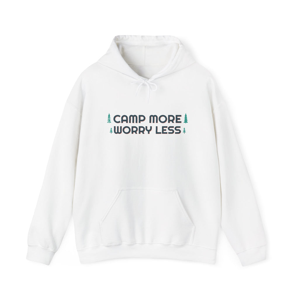 Camp More Worry Less Hoodie — Retro Vibes