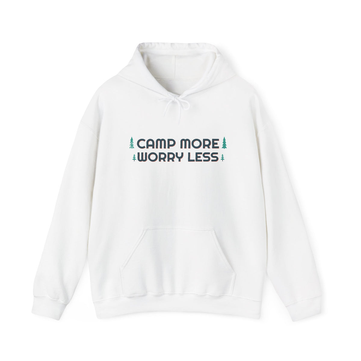 Camp More Worry Less Hoodie — Retro Vibes