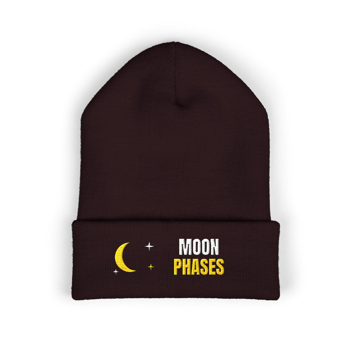 Moon Phases Beanie — Retro Vibes