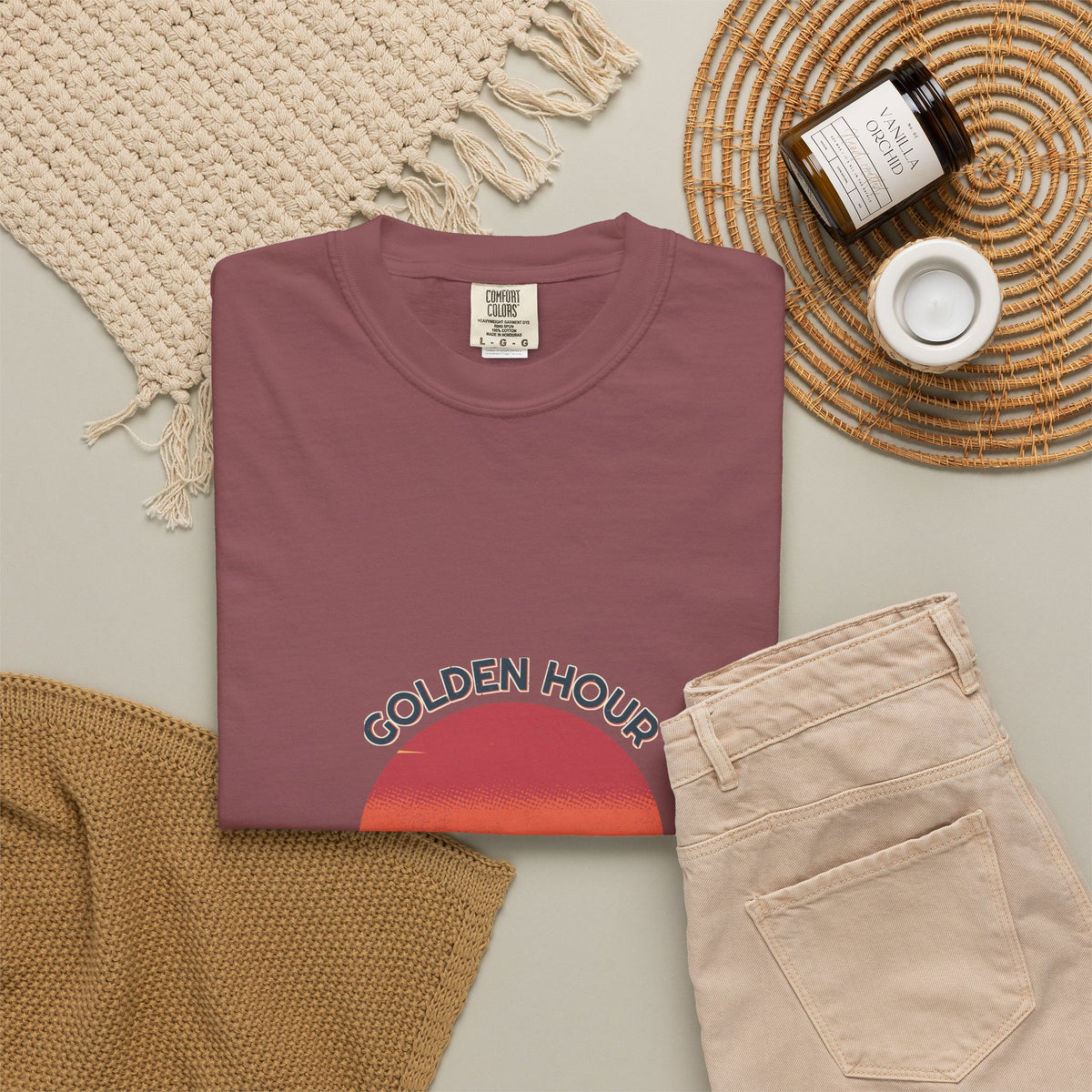 Golden Hour Club Tee by Retro Vibes — product view 7