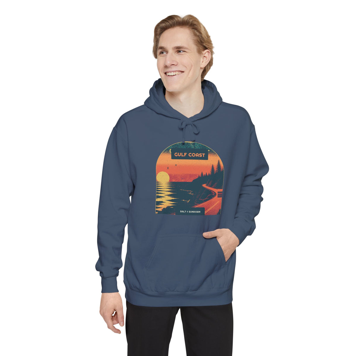 Gulf Coast Hoodie by Retro Vibes — product view 8