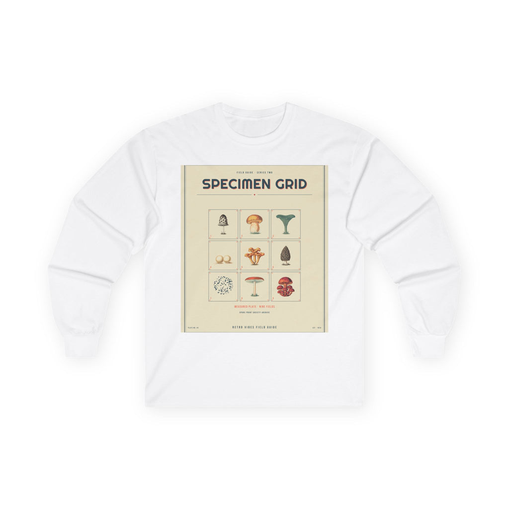 Spore Specimen Grid Long Sleeve Tee