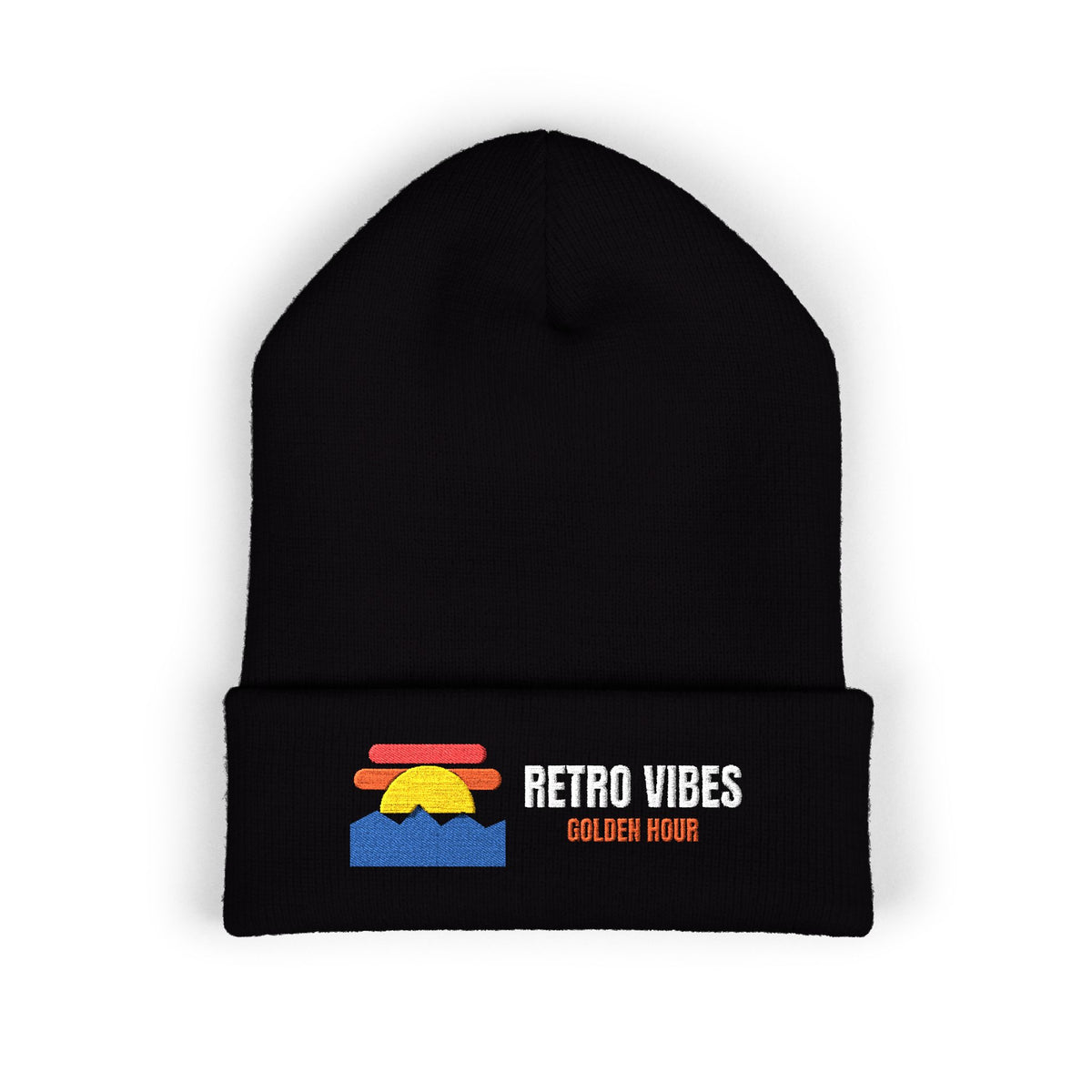 Sun Badge Beanie by Retro Vibes — product view 3