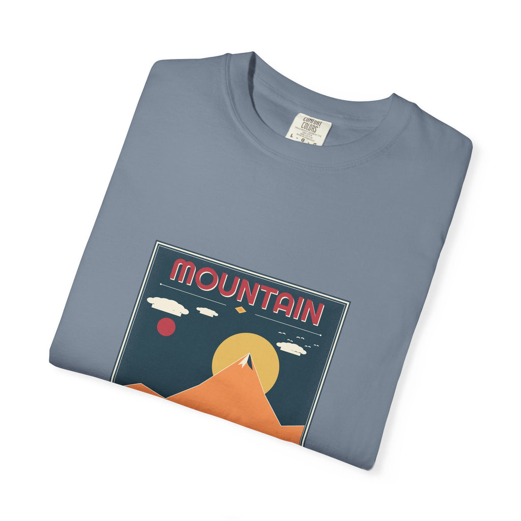 Mountain Poster Tee — Retro Vibes
