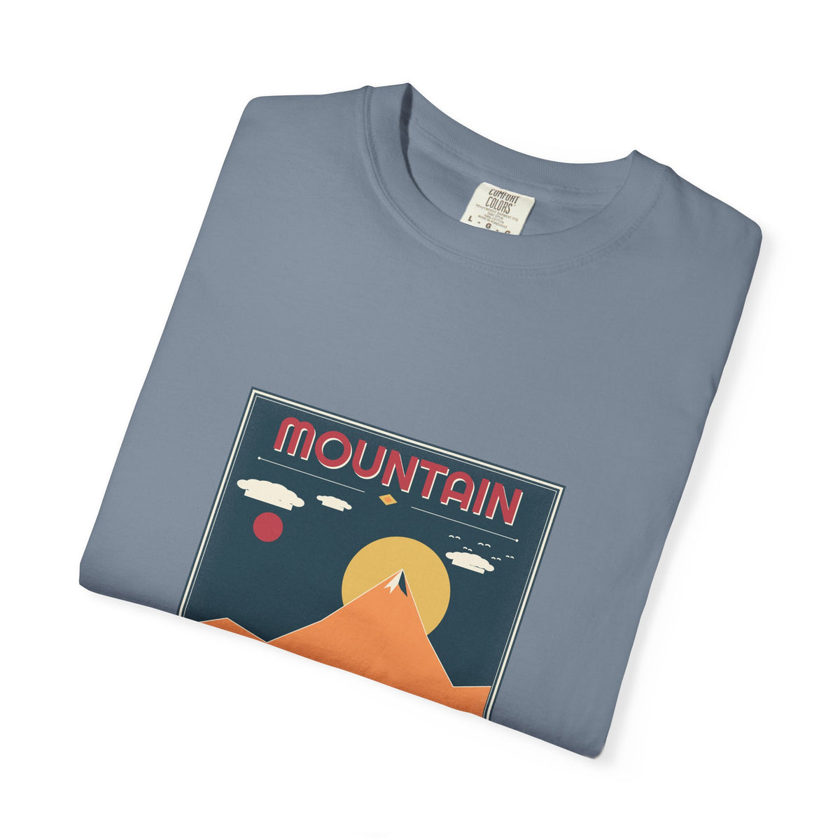 Mountain Poster Tee — Retro Vibes