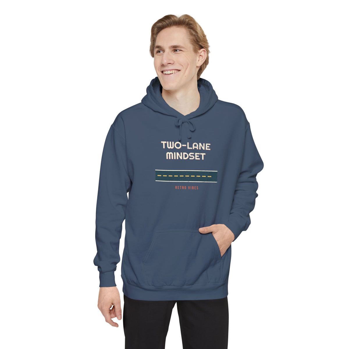 Two-Lane Mindset Hoodie by Retro Vibes — product view 8