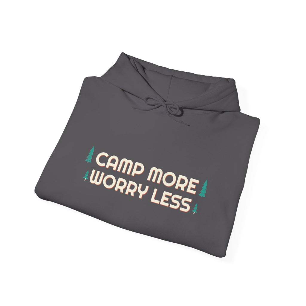 Camp More Worry Less Hoodie — Retro Vibes