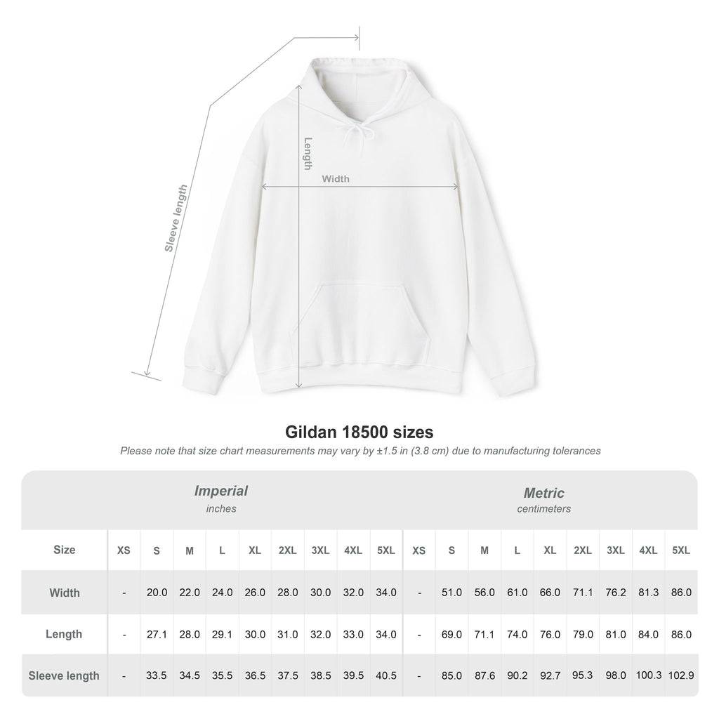 Stacked Wordmark Hoodie — Retro Vibes