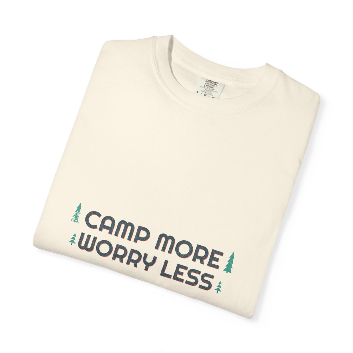 Camp More Worry Less Tee by Retro Vibes — product view 3