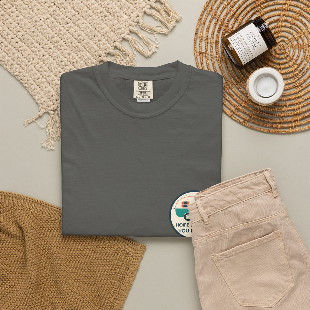 Home Is Where You Park It Badge Tee by Retro Vibes — product view 5